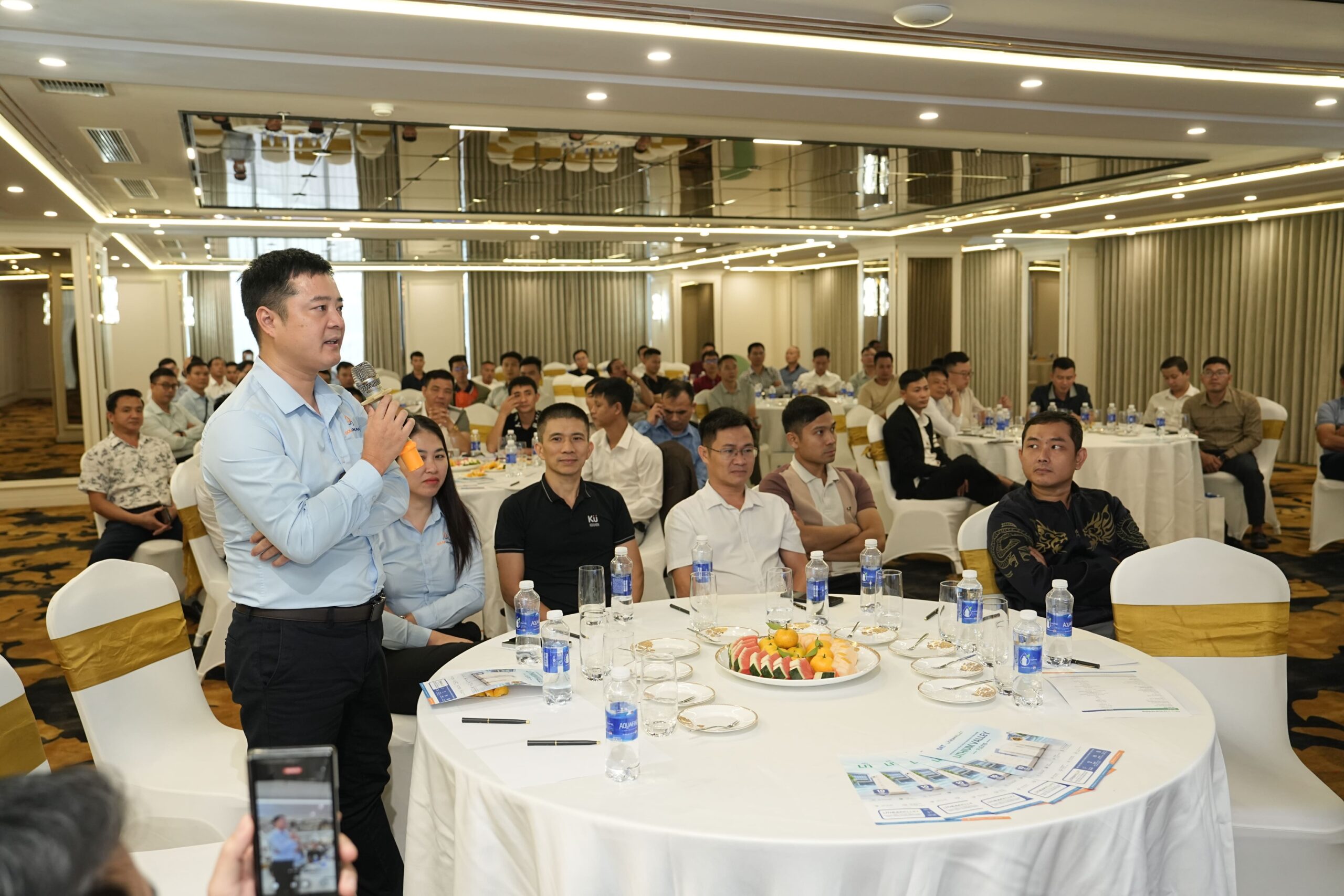 Đại diện Solar Sông Lam phát biểu tại Workshop DAT